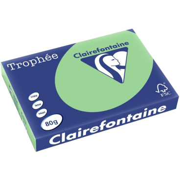 Kopierpapier Trophee A3 80g/qm VE=500 Blatt naturgrün Kopierpapier Trophee A3 80g/qm VE=500 Blatt naturgrün - Bild-Darstellung des Produktes 1
