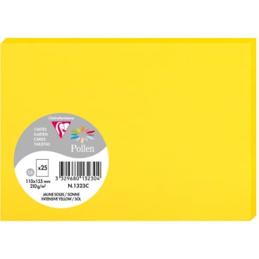Karte Pollen C6 210g VE=25 Stück sonne Karte Pollen C6 210g VE=25 Stück sonne - Bild-Darstellung des Produktes 1