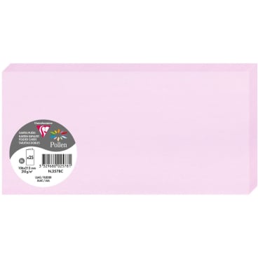 Doppelkarte Pollen DINlang 210g VE=25 Stück flieder Doppelkarte Pollen DINlang 210g VE=25 Stück flieder - Bild-Darstellung des Produktes 1