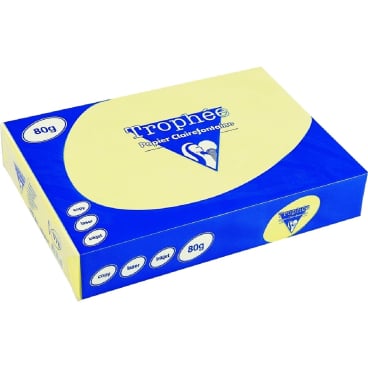 Kopierpapier Trophee A4 80g/qm VE=500 Blatt gelb Kopierpapier Trophee A4 80g/qm VE=500 Blatt gelb - Bild-Darstellung des Produktes 1
