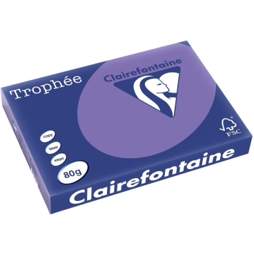 Kopierpapier Trophee A3 80g/qm VE=500 Blatt lila Kopierpapier Trophee A3 80g/qm VE=500 Blatt lila - Bild-Darstellung des Produktes 1
