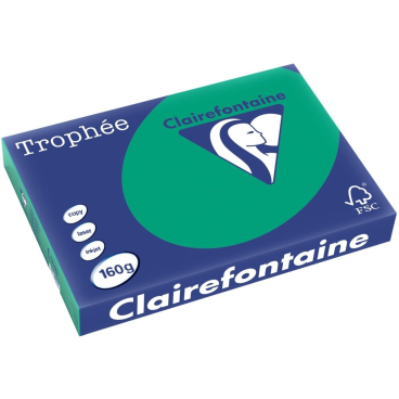 Kopierpapier Trophee A3 160g/qm VE=250 Blatt tannengrün Kopierpapier Trophee A3 160g/qm VE=250 Blatt tannengrün - Bild-Darstellung des Produktes 1