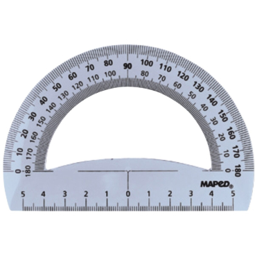 Winkelmesser Halbkreis 12cm Winkelmesser Halbkreis 12cm - Bild-Darstellung des Produktes 1
