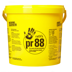 Ursula Rath GmbH rath's pr 88 Hautschutzcreme, Abwaschbare Handschutzcreme für stark haftende Verschmutzungen, 10 Liter - Eimer 101-P-10000