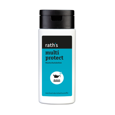 rath's multi protect Hautschutzlotion 125 ml - Flasche, parfümiert - Bild-Darstellung des Produktes 1