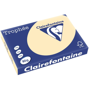 Kopierpapier Trophee A3 80g/qm VE=500 Blatt chamois Kopierpapier Trophee A3 80g/qm VE=500 Blatt chamois - Bild-Darstellung des Produktes 1