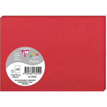 Karte Pollen C6 210g VE=25 Stück kirschrot Karte Pollen C6 210g VE=25 Stück kirschrot - Bild-Darstellung des Produktes 1