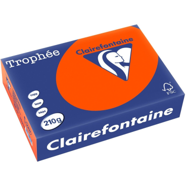 Kopierpapier Trophee A4 210g/qm VE=250 Blatt ziegelrot Kopierpapier Trophee A4 210g/qm VE=250 Blatt ziegelrot - Bild-Darstellung des Produktes 1