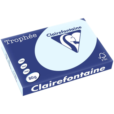 Kopierpapier Trophee A3 80g/qm VE=500 Blatt hellblau Kopierpapier Trophee A3 80g/qm VE=500 Blatt hellblau - Bild-Darstellung des Produktes 1