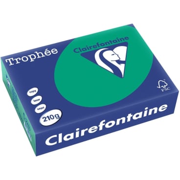Kopierpapier Trophee A4 210g/qm VE=250 Blatt tannengrün Kopierpapier Trophee A4 210g/qm VE=250 Blatt tannengrün - Bild-Darstellung des Produktes 1