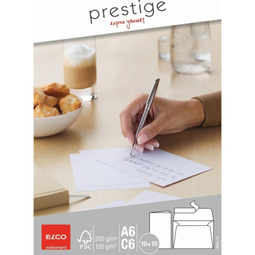 Faltkarten+Briefumschläge A6 VE=10+10 Stück Faltkarten+Briefumschläge A6 VE=10+10 Stück - Bild-Darstellung des Produktes 1