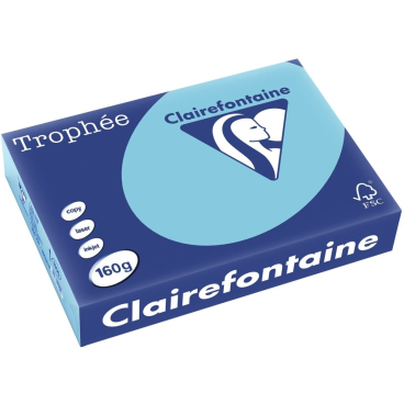 Kopierpapier Trophee A4 160g/qm VE=250 Blatt blau Kopierpapier Trophee A4 160g/qm VE=250 Blatt blau - Bild-Darstellung des Produktes 1