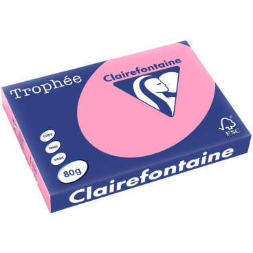 Kopierpapier Trophee A3 80g/qm VE=500 Blatt heckenrose Kopierpapier Trophee A3 80g/qm VE=500 Blatt heckenrose - Bild-Darstellung des Produktes 1