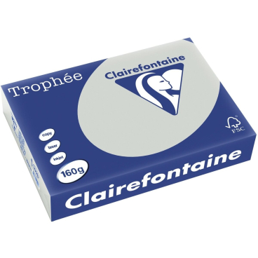Kopierpapier Trophee A4 160g/qm VE=250 Blatt stahlgrau Kopierpapier Trophee A4 160g/qm VE=250 Blatt stahlgrau - Bild-Darstellung des Produktes 1