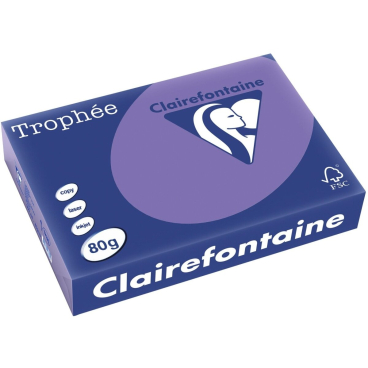 Kopierpapier Trophee A4 80g/qm VE=500 Blatt lila Kopierpapier Trophee A4 80g/qm VE=500 Blatt lila - Bild-Darstellung des Produktes 1