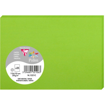 Karte Pollen C6 210g VE=25 Stück minze Karte Pollen C6 210g VE=25 Stück minze - Bild-Darstellung des Produktes 1