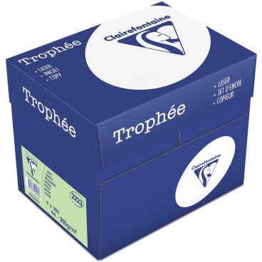 Kopierpapier Trophee A4 210g/qm VE=250 Blatt hellgrün Kopierpapier Trophee A4 210g/qm VE=250 Blatt hellgrün - Bild-Darstellung des Produktes 1