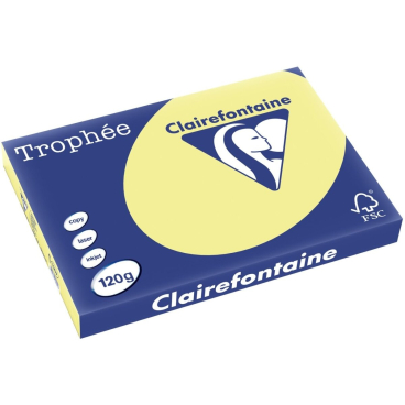 Kopierpapier Trophee A3 120g/qm VE=250 Blatt narzissengelb Kopierpapier Trophee A3 120g/qm VE=250 Blatt narzissengelb - Bild-Darstellung des Produktes 1
