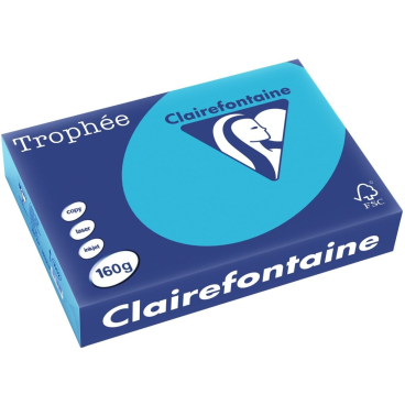 Kopierpapier Trophee A4 160g/qm VE=250 Blatt royalblau Kopierpapier Trophee A4 160g/qm VE=250 Blatt royalblau - Bild-Darstellung des Produktes 1