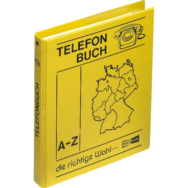 Telefonringbuch A5 PP gelb Telefonringbuch A5 PP gelb - Bild-Darstellung des Produktes 1