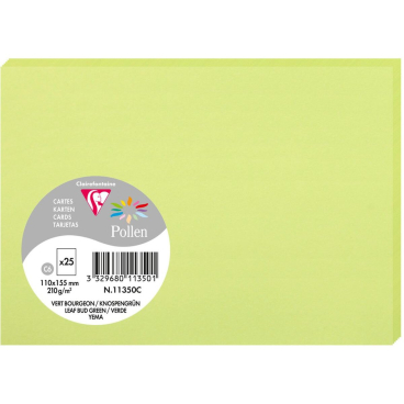 Karte Pollen C6 210g VE=25 Stück knospengrün Karte Pollen C6 210g VE=25 Stück knospengrün - Bild-Darstellung des Produktes 1