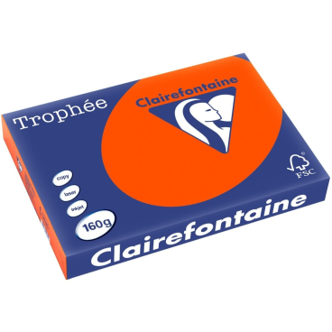 Kopierpapier Trophee A3 160g/qm VE=250 Blatt ziegelrot Kopierpapier Trophee A3 160g/qm VE=250 Blatt ziegelrot - Bild-Darstellung des Produktes 1