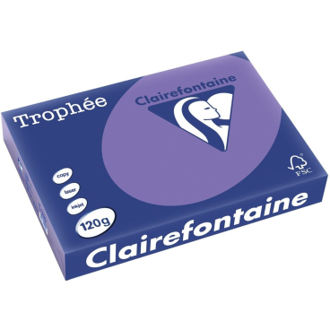 Kopierpapier Trophee A4 120g/qm VE=250 Blatt lila Kopierpapier Trophee A4 120g/qm VE=250 Blatt lila - Bild-Darstellung des Produktes 1