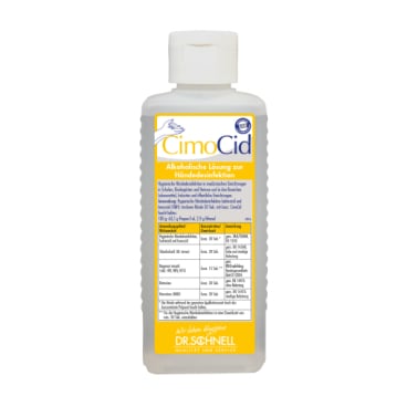 Dr. Schnell CimoCid Händedesinfektionsmittel, begrenzt viruzid 1 Karton = 35 Flaschen à 150 ml - Bild-Darstellung des Produktes 1
