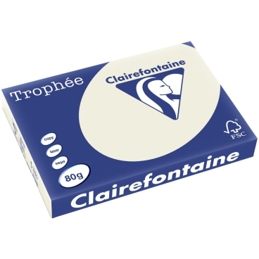 Kopierpapier Trophee A3 80g/qm VE=500 Blatt perlgrau Kopierpapier Trophee A3 80g/qm VE=500 Blatt perlgrau - Bild-Darstellung des Produktes 1