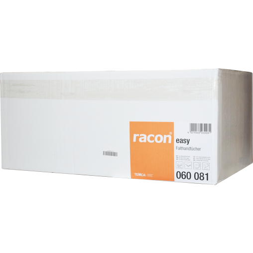 racon® Papierhandtücher 25 x 23 cm, 1-lagig