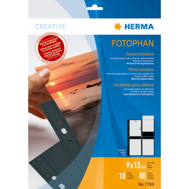 Fotophan-Sichthüllen 9x13cm hoch schwarz VE=10 Hüllen Fotophan-Sichthüllen 9x13cm hoch schwarz VE=10 Hüllen - Bild-Darstellung des Produktes 1