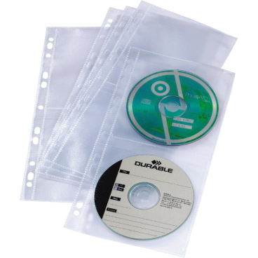 CD/DVD Cover light S für A4-Ablage mit Universallochung VE=5 Hüllen CD/DVD Cover light S für A4-Ablage mit Universallochung VE=5 Hüllen - Bild-Darstellung des Produktes 1
