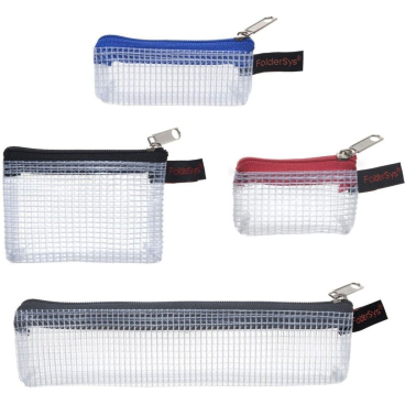 Reißverschlusstasche Set PVC 4 Größen farbig sortiert Reißverschlusstasche Set PVC 4 Größen farbig sortiert - Bild-Darstellung des Produktes 1