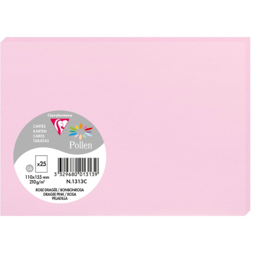 Karte Pollen C6 210g VE=25 Stück bonbonrosa Karte Pollen C6 210g VE=25 Stück bonbonrosa - Bild-Darstellung des Produktes 1