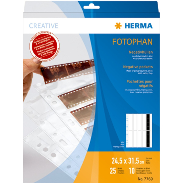 Negativhüllen 10x4 Negative klar VE=25 Hüllen Negativhüllen 10x4 Negative klar VE=25 Hüllen - Bild-Darstellung des Produktes 1