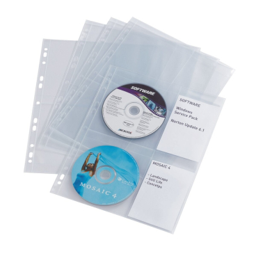 CD-Hülle Cover light M für 4 CDs PP A4 transparent 5 Stück CD-Hülle Cover light M für 4 CDs PP A4 transparent 5 Stück - Bild-Darstellung des Produktes 1