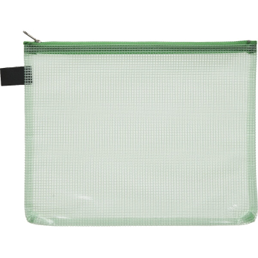 Reißverschlusstasche A5 PVC grün Reißverschlusstasche A5 PVC grün - Bild-Darstellung des Produktes 1