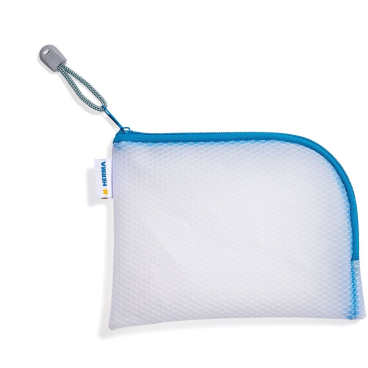Universaltasche A6 19x14cm transparent/blau Universaltasche A6 19x14cm transparent/blau - Bild-Darstellung des Produktes 1