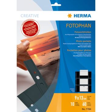 Fotophan-Sichthüllen 9x13cm quer schwarz VE=10 Hüllen Fotophan-Sichthüllen 9x13cm quer schwarz VE=10 Hüllen - Bild-Darstellung des Produktes 1