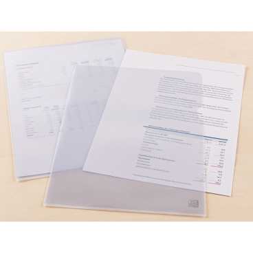 Sichthüllen Premium A4 PVC 140my transparent VE=100 stück Sichthüllen Premium A4 PVC 140my transparent VE=100 stück - Bild-Darstellung des Produktes 1