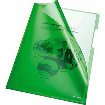 Sichthüllen A4 PVC 150my grün VE=100 Stück Sichthüllen A4 PVC 150my grün VE=100 Stück - Bild-Darstellung des Produktes 1