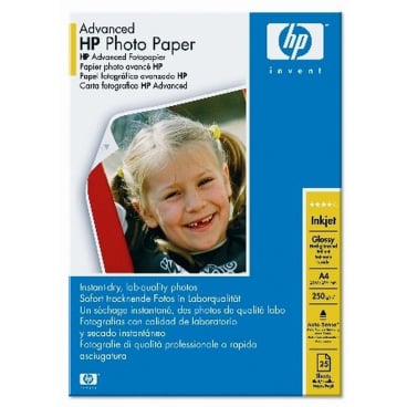 Fotopapier HP Q5456A A4 glossy 250g/qm Fotopapier HP Q5456A A4 glossy 250g/qm - Bild-Darstellung des Produktes 1