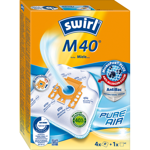 Swirl M 40 (M 54) Staubsaugerbeutel MicroPor® PLUS AirSpace®