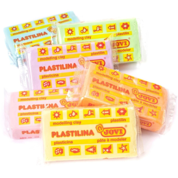 Plastilina Knete VE=6 Farben a 50g Pastell Plastilina Knete VE=6 Farben a 50g Pastell - Bild-Darstellung des Produktes 1