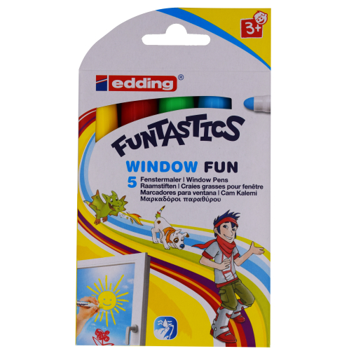edding® 16 Funtastics Window Fun Fenstermaler