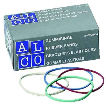 Gummiringe 100mm 50g rot Gummiringe 100mm 50g rot - Bild-Darstellung des Produktes 1
