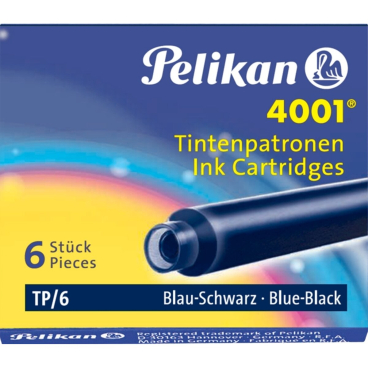 Tintenpatrone 4001 blau-schwarz VE=6 Stück Tintenpatrone 4001 blau-schwarz VE=6 Stück - Bild-Darstellung des Produktes 1