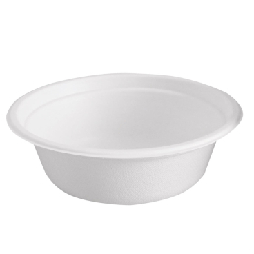 NATURESTAR Bio Schüssel, tief 1 Karton = 1000 Stück, 370 ml, weiß - Bild-Darstellung des Produktes 1