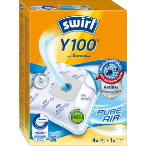 10 Staubsaugerbeutel + Filter – Passend Für Daewoo Y100 Und Viele Andere Modelle (AEG, Electrolux, Philips, Nilfisk, Swirl)
