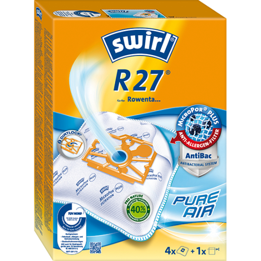 Swirl R 27 MicroPor® PLUS AirSpace® Staubsaugerbeutel